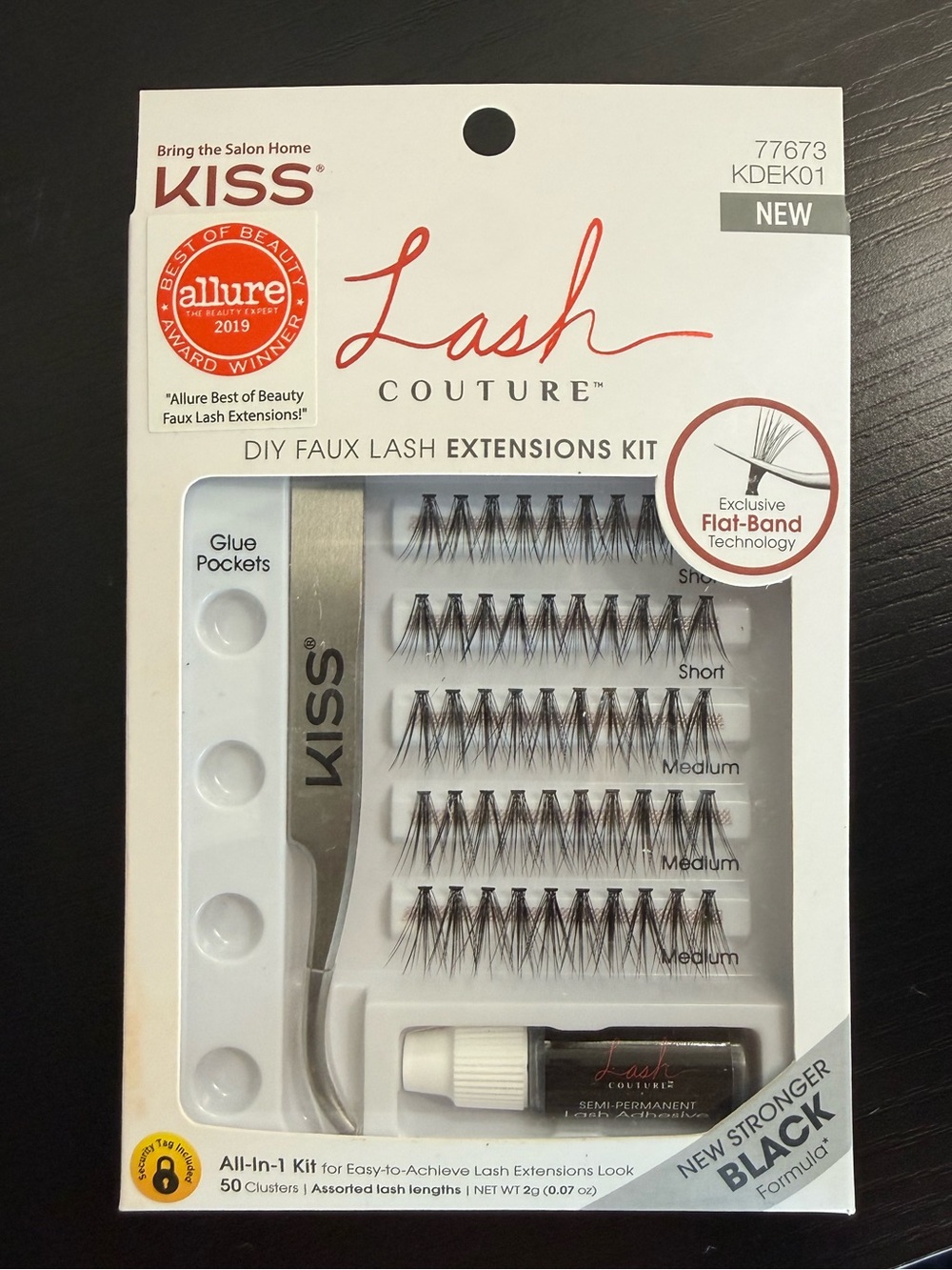 Kiss Lash Couture DIY Faux Lash Extensions Kit - Black